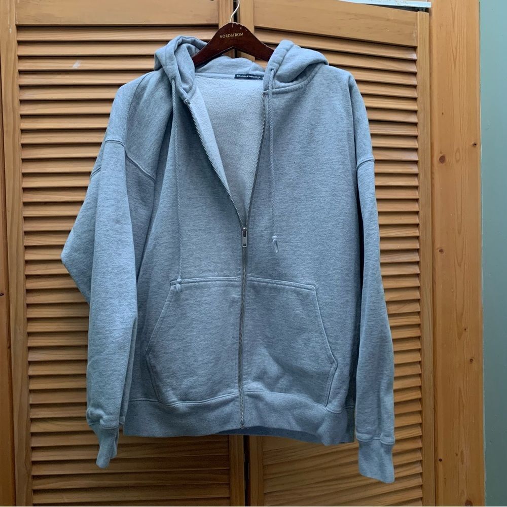 Brandy Melville Heavy Weight Zip Up Jacket